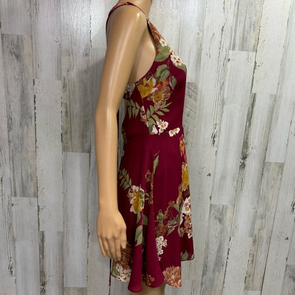 B. Darlin Floral Lace-Up Back Dress - Picture 8 of 10